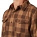 Рубашка The North Face M Take l/s flannel utility brown