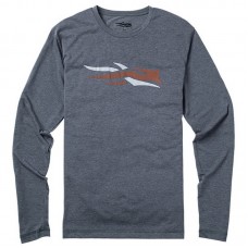 Футболка Sitka Logo tee LS lead