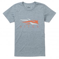 Футболка Sitka Logo tee SS heather grey