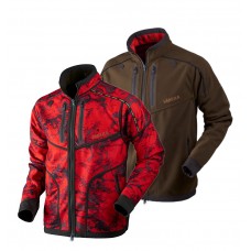 Куртка Harkila Lynx reversible green/axis red blaze