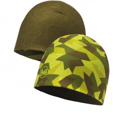 Шапка Buff Microfiber reversible hat block camo green