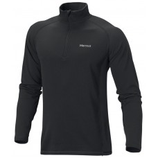 Термобелье Marmot Midweight zip neck ls верх black